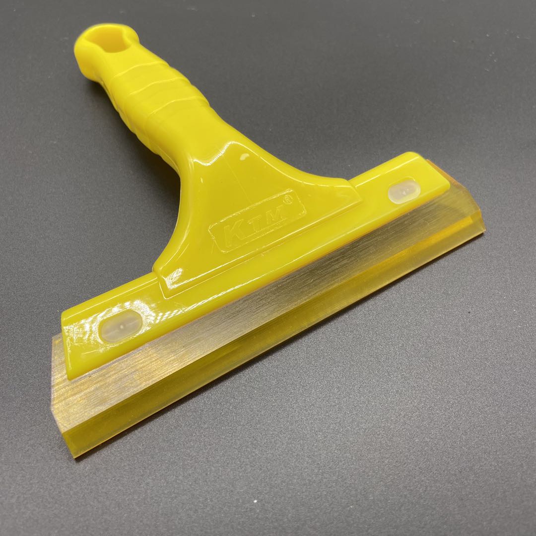 Rodo de Limpeza Profissional KTM Amarelo – Borracha Rígida 15cm