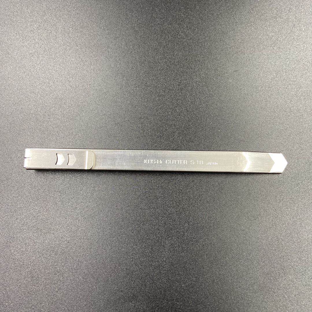 Estilete KDS Inox Slim 9mm 30° – 1 Lâmina Inclusa