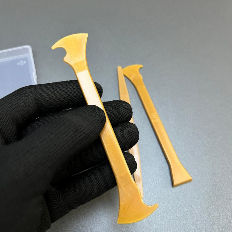 Kit 3 Espátulas STR – Para Detalhamento e Corte de PPF, Vinil e Adesivos