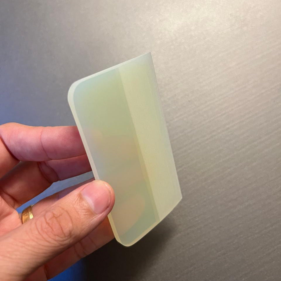 Borracha Pequena Transparente para PPF Interno – Tela Multimídia e Detalhes