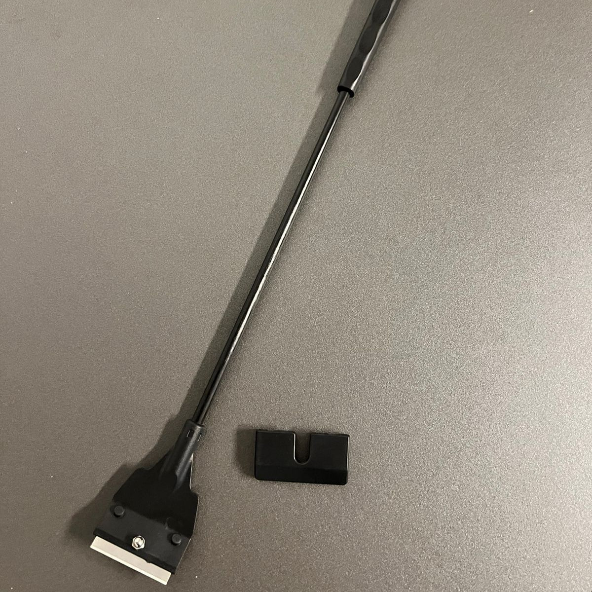 Raspador com Cabo Fino 33cm + Lâmina de 4cm – Kit com 5 Lâminas Ratinho e Chavinha