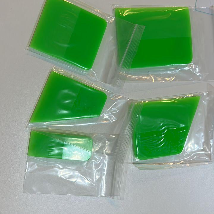 Kit de Borrachas para PPF – 5 Peças | Cores: Rosa, Azul, Verde ou Preto