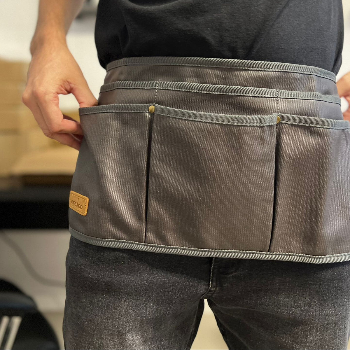 Bolsa de Cintura para Ferramentas – 14 Compartimentos | Aplicador Profissional