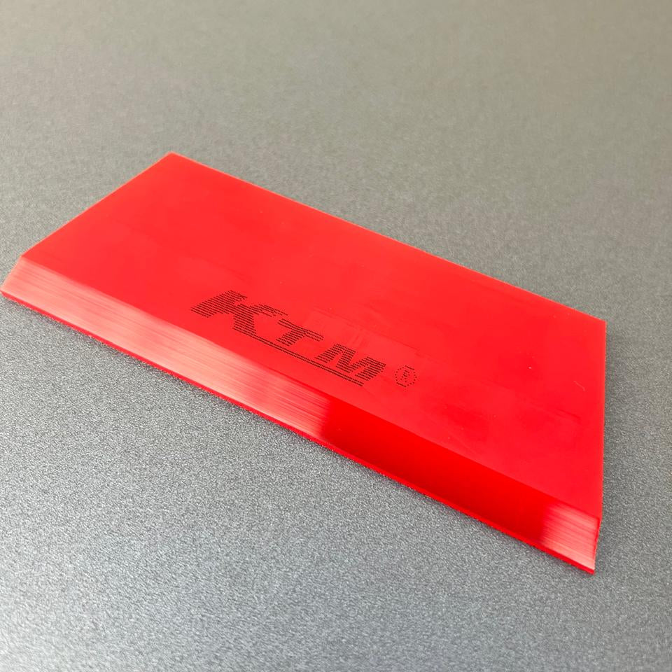 Borracha KTM Vermelha Angular 13cm – Média Rigidez para Aplicação