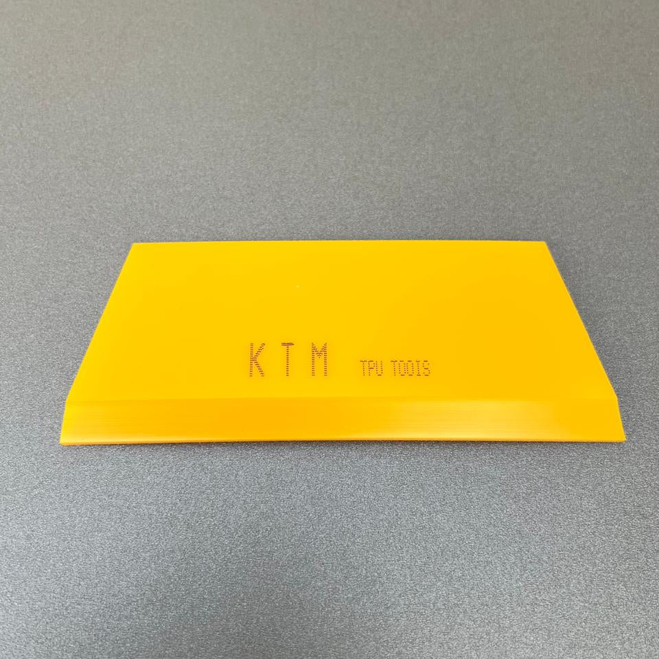 Borracha KTM Amarela Angular 13cm – Macia para Acabamento Fino