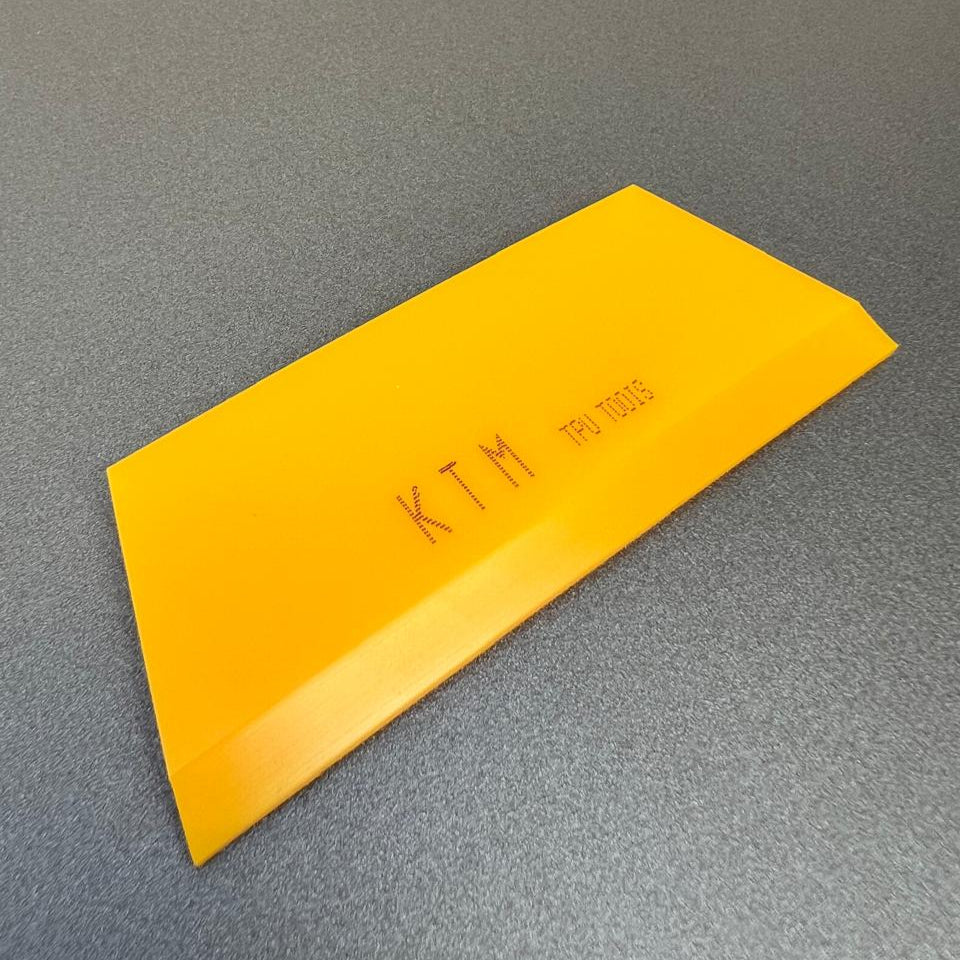 Borracha KTM Amarela Angular 13cm – Macia para Acabamento Fino