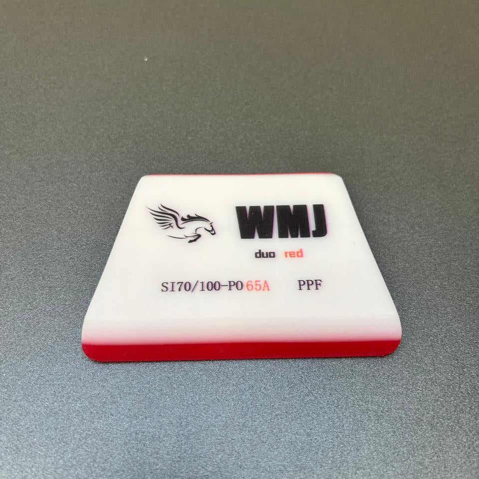 Borracha WMJ Duo Red 65A – Aplicação de PPF Profissional