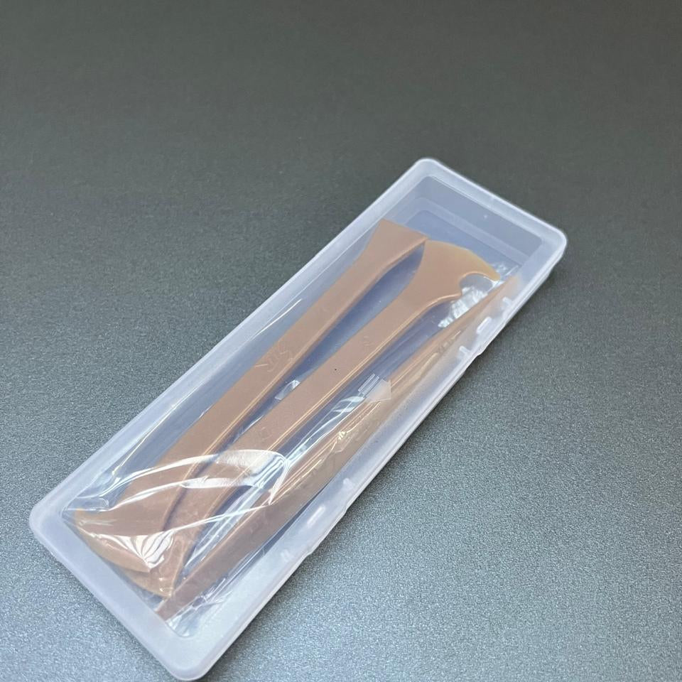 Kit 3 Espátulas STR – Para Detalhamento e Corte de PPF, Vinil e Adesivos
