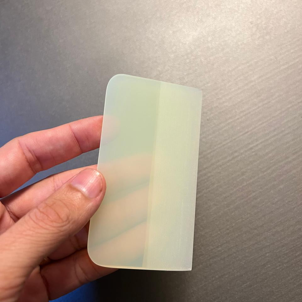 Borracha Pequena Transparente para PPF Interno – Tela Multimídia e Detalhes