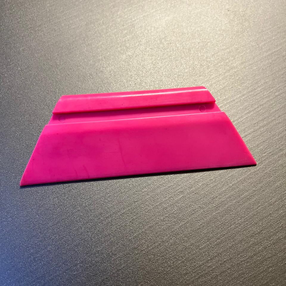 Borracha Rígida Rosa Angular 12cm – Para Rodo PVC ou Uso Manual