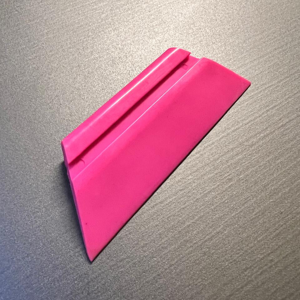 Borracha Rígida Rosa Angular 12cm – Para Rodo PVC ou Uso Manual