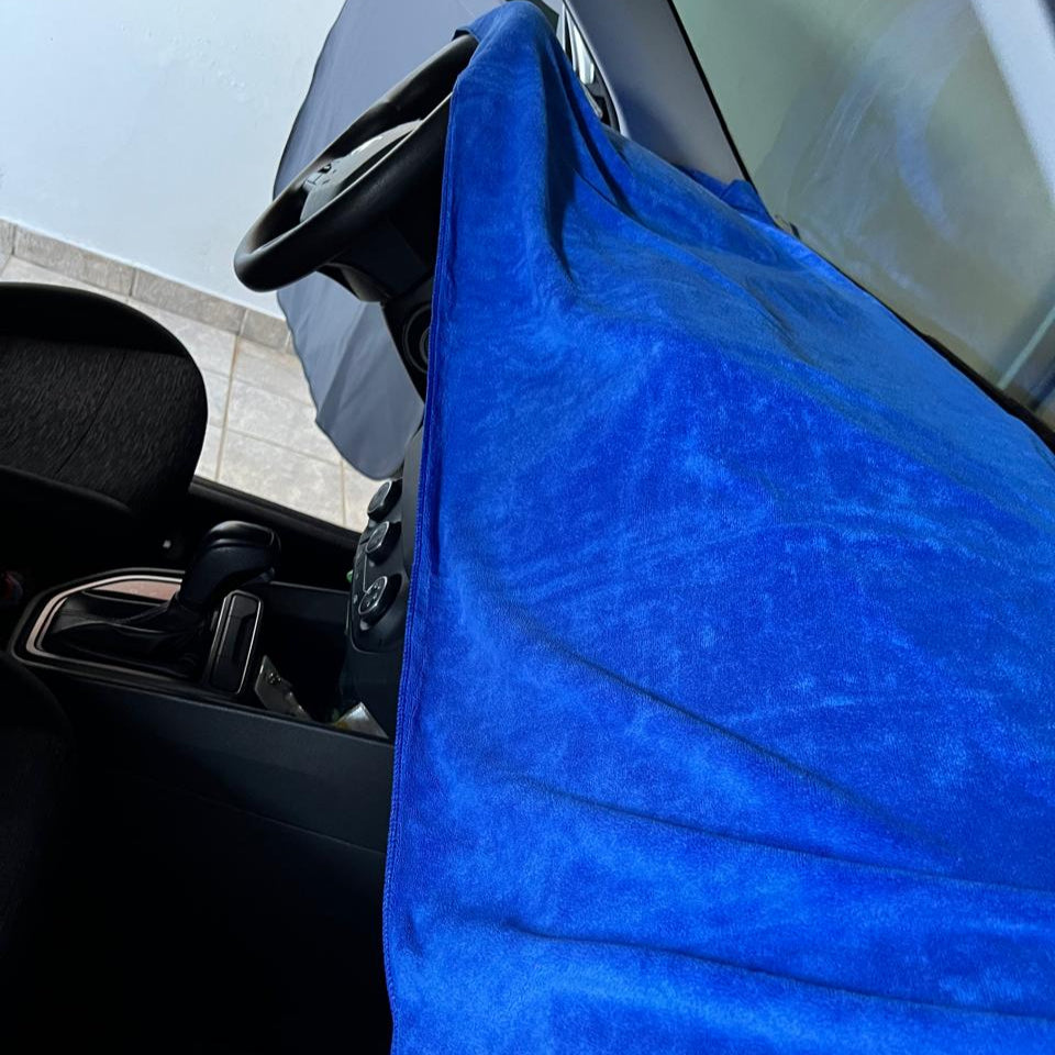 Manta de Proteção para Painel – Microfibra Azul Turquesa 1,50m x 0,60m